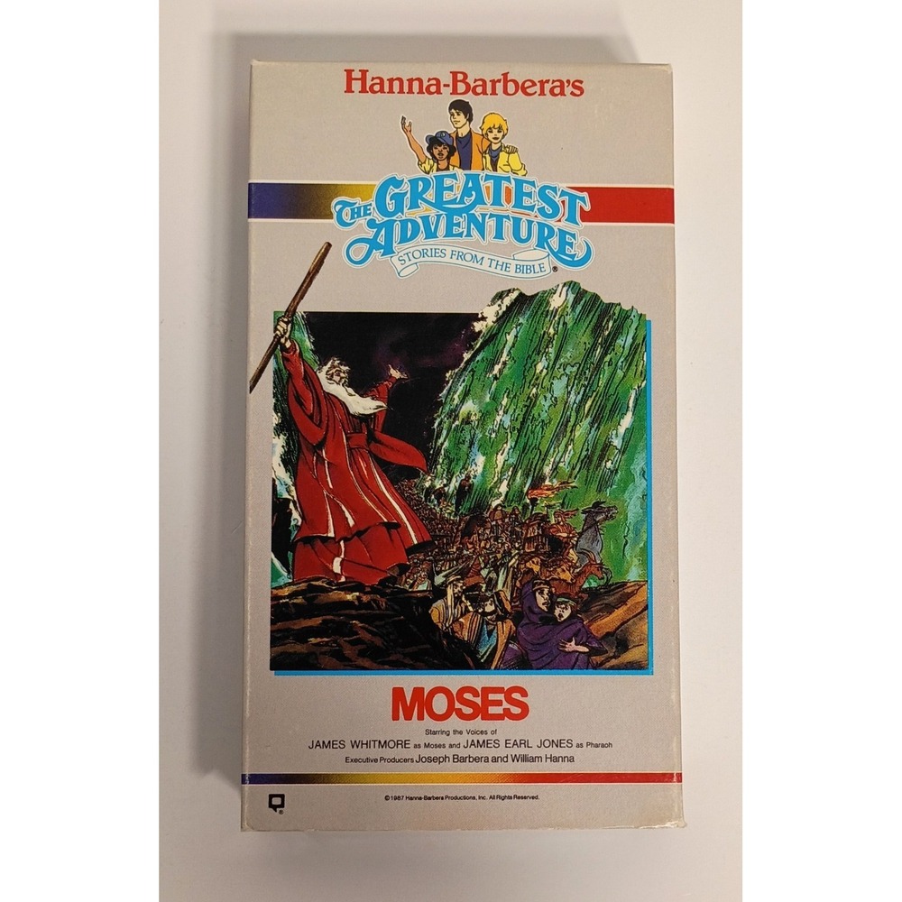 Vintage Hanna Barbera Moses (1987,VHS) Greatest Adventure Stories From the Bible